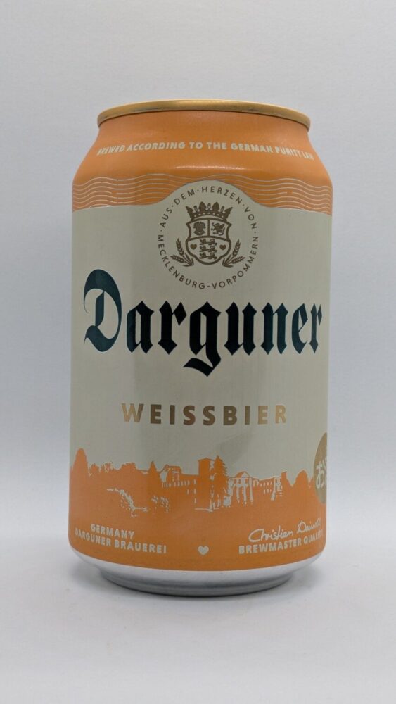 Dargner WEISSBIER：ほんのり甘く酸味もある白ビール