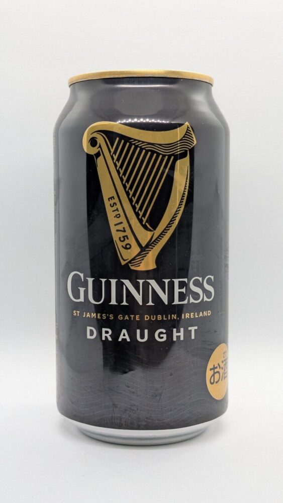 GUINNESS DRAUGHT：独特な苦味と甘みが唯一無二なビール