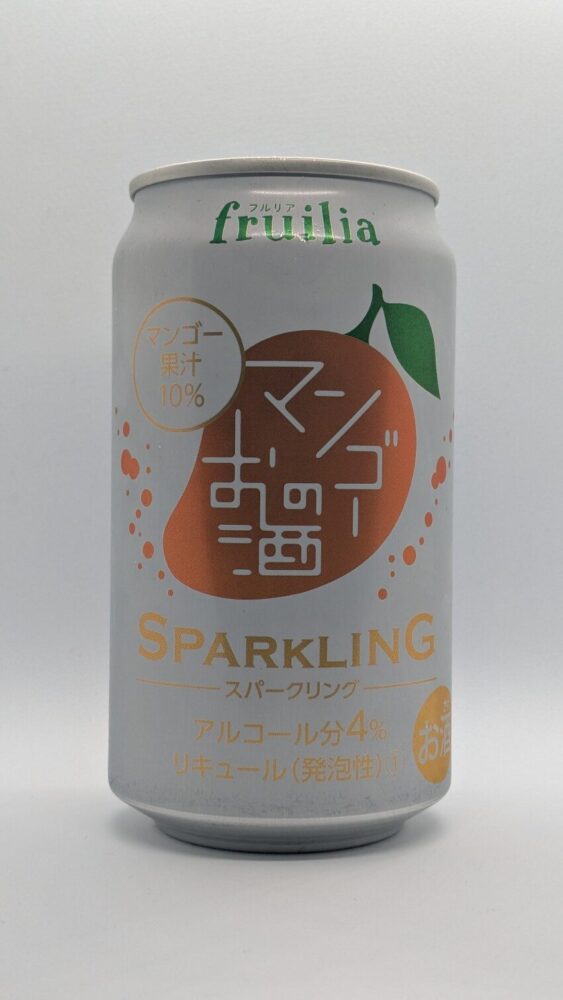 フルリア マンゴーのお酒 スパークリング：マンゴー果汁10%使用したお酒